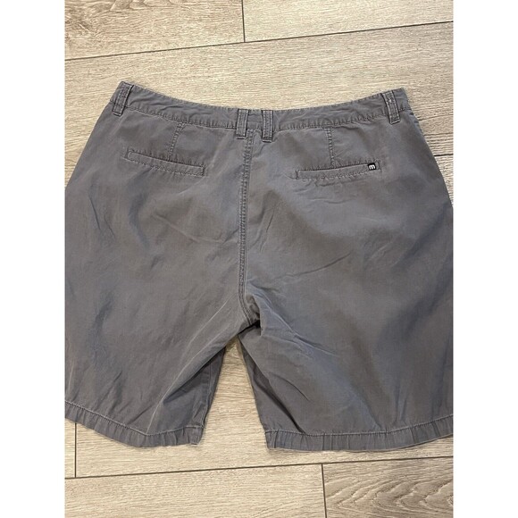 Travis Mathew Golf Shorts Men’s size 38 Gray Preppy Casual Golf - Picture 6 of 7